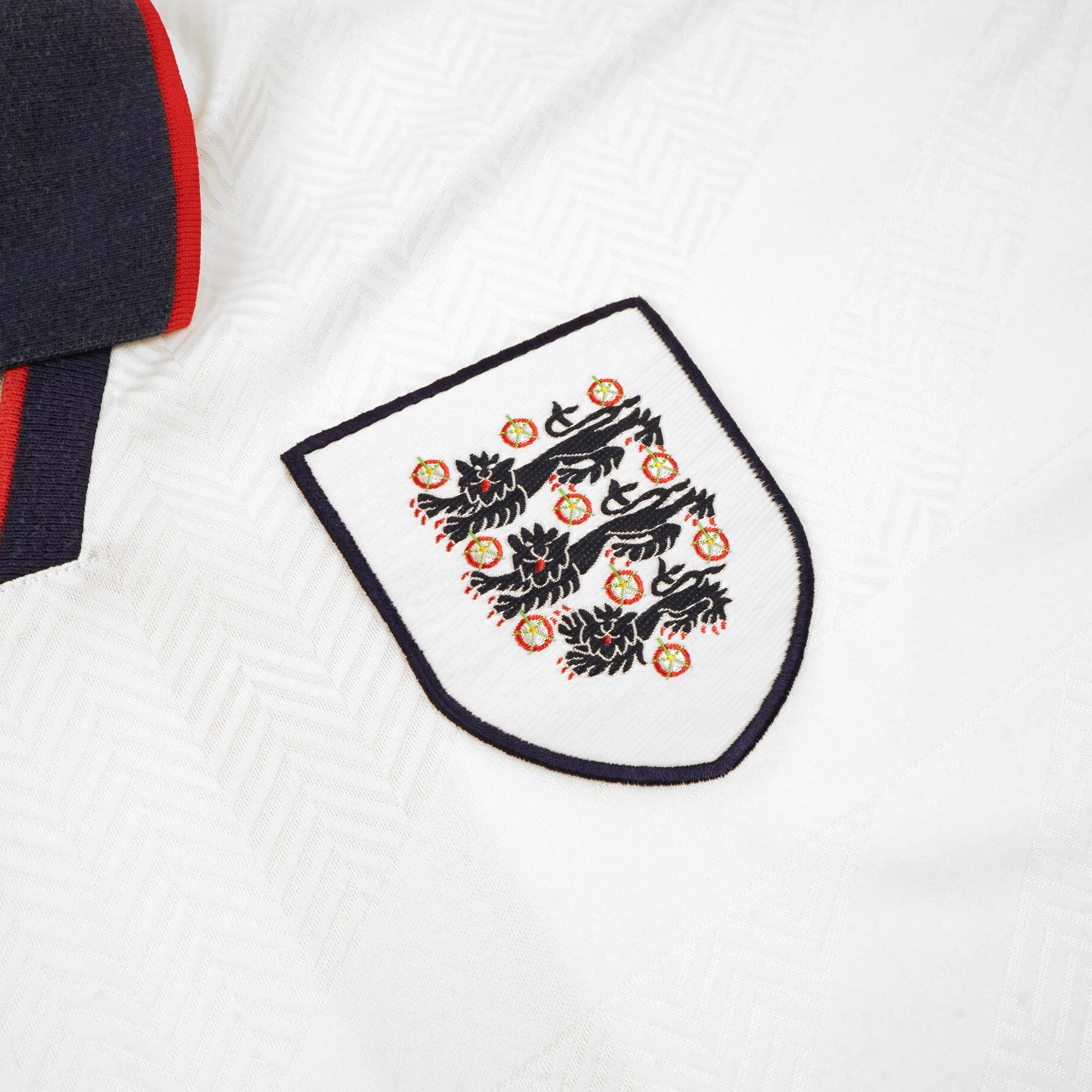 ENGLAND 1993-95 HOME SHIRT - WRIGHT 14 - XL - Image 3